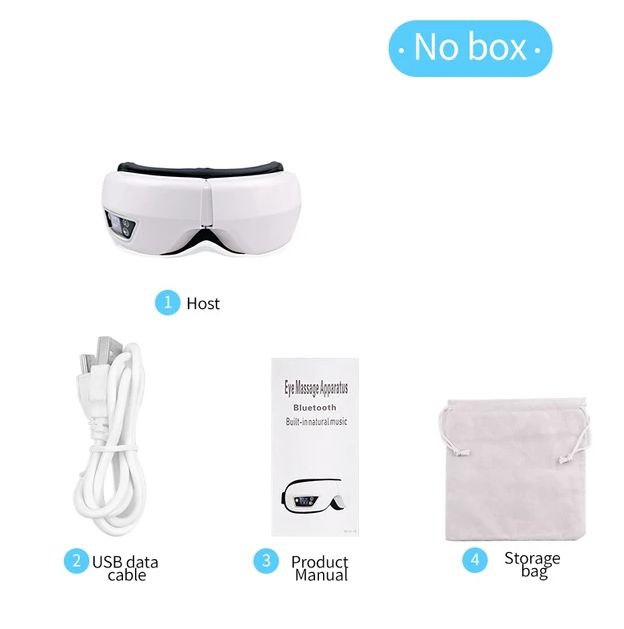 6D Smart Airbag Eye Massager with Bluetooth