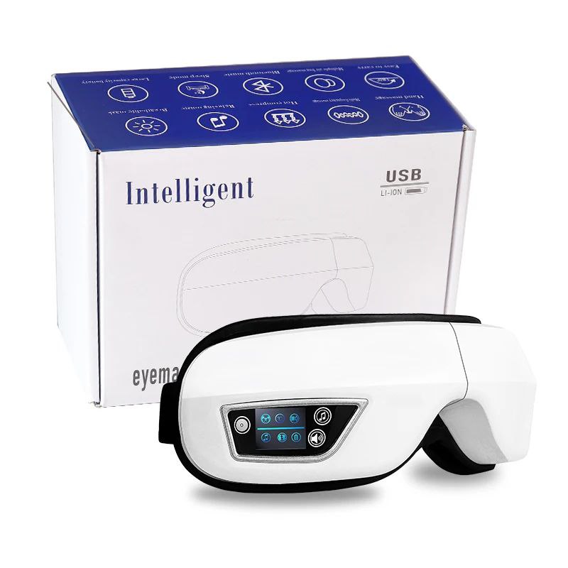 6D Smart Airbag Eye Massager with Bluetooth