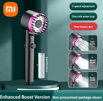 XIAOMI High Pressure Filtered Shower Head with 3 Spray Modes