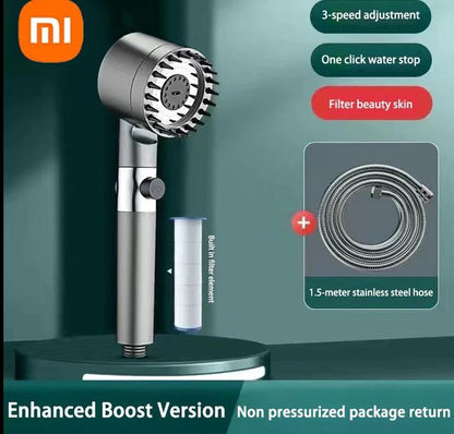 XIAOMI High Pressure Filtered Shower Head with 3 Spray Modes