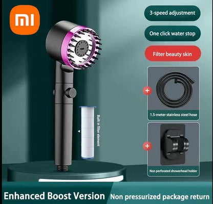 XIAOMI High Pressure Filtered Shower Head with 3 Spray Modes