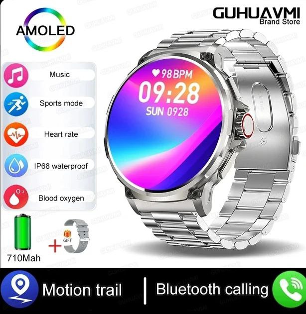 Xiaomi Huawei 1.85” Ultra HD Bluetooth Call Smart Watch