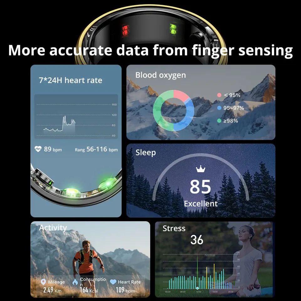 COLMI R06 Smart Ring with Health Monitoring