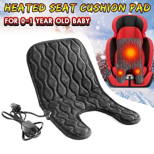 12V Heated Car Seat Cushion for Kids