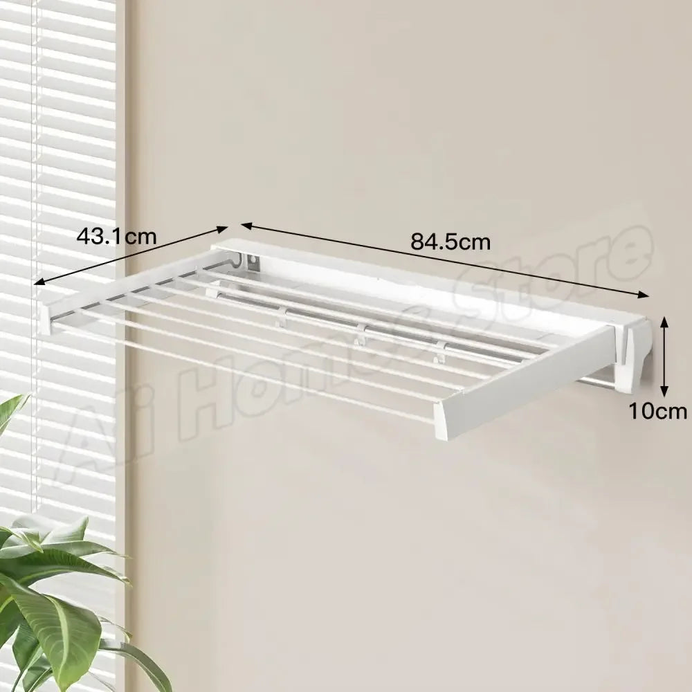 Retractable Wall-Mounted Clothes Hanger