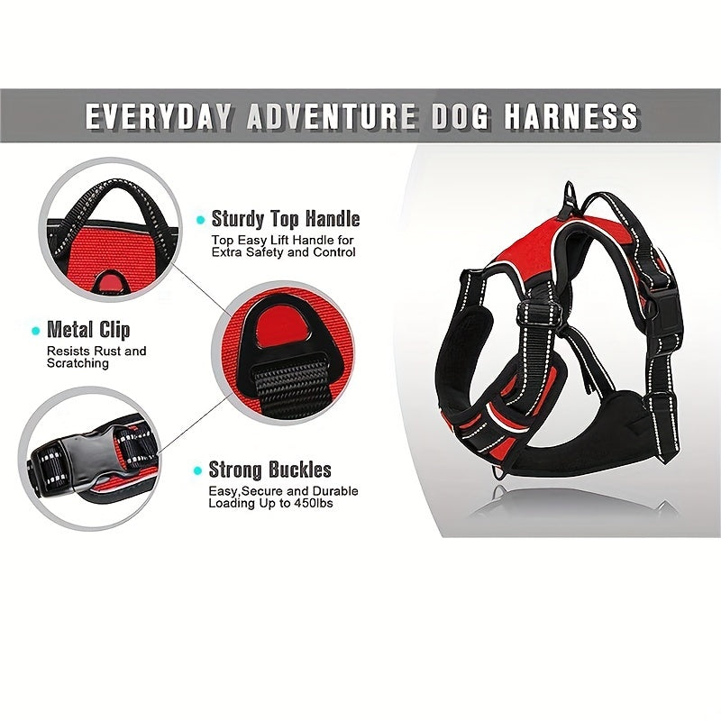 Heavy-Duty No-Pull Dog Harness 🐕✨